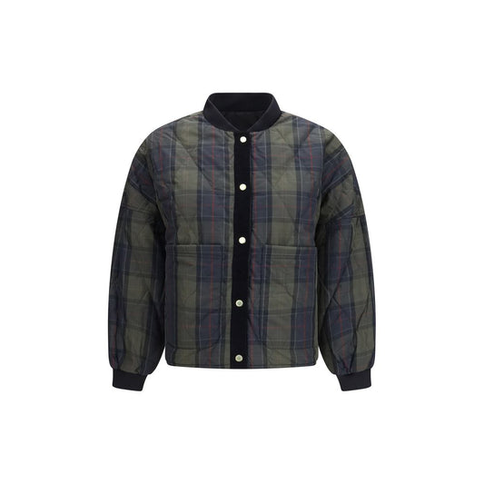 Barbour Black Polyester Bomber