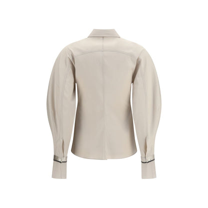 Brunello Cucinelli Beige Cotton Shirt