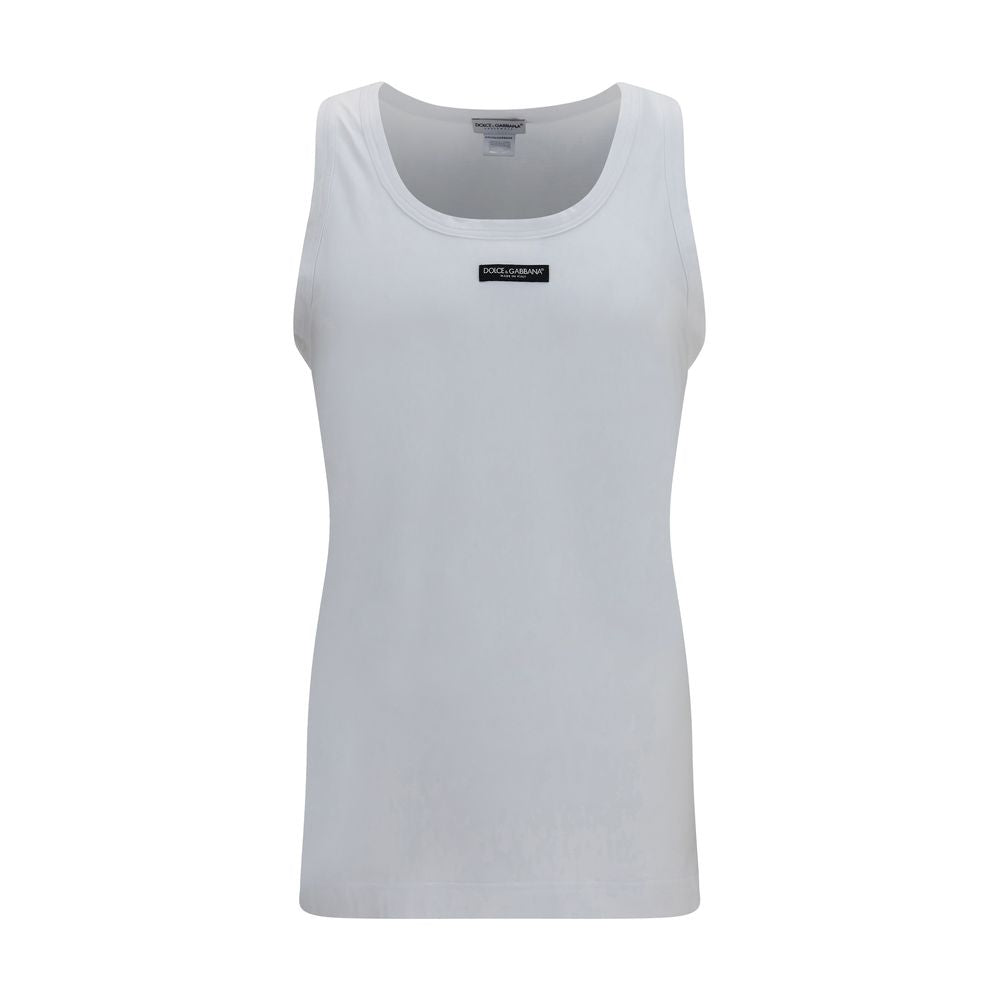 Dolce & Gabbana White Cotton Top