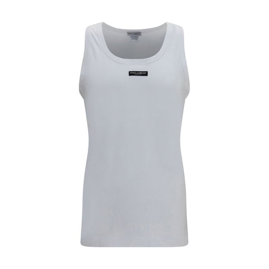 Dolce & Gabbana White Cotton Top