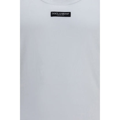 Dolce & Gabbana White Cotton Top