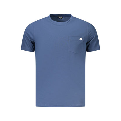 K-WAY Blue Cotton Men's T-Shirt