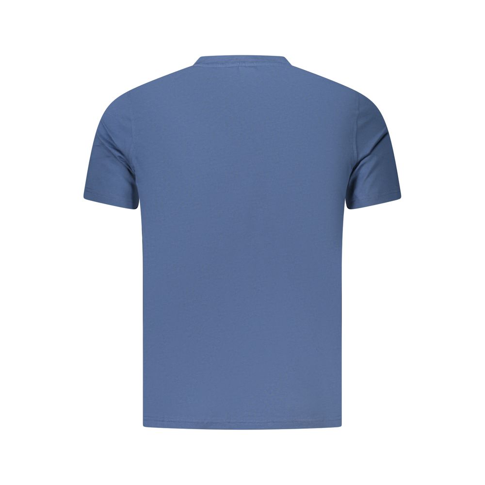 K-WAY Blue Cotton Men's T-Shirt