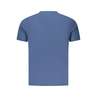 K-WAY Blue Cotton Men's T-Shirt