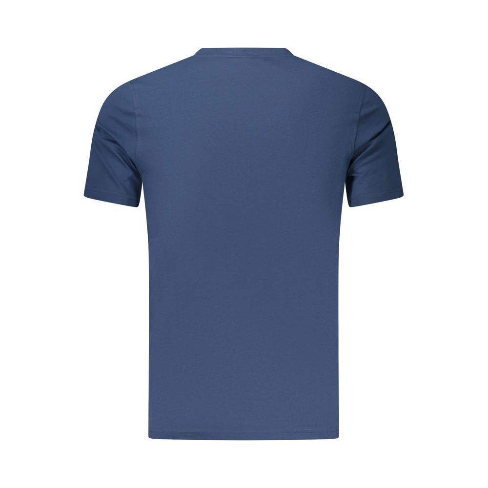 K-WAY Blue Cotton Men's T-Shirt