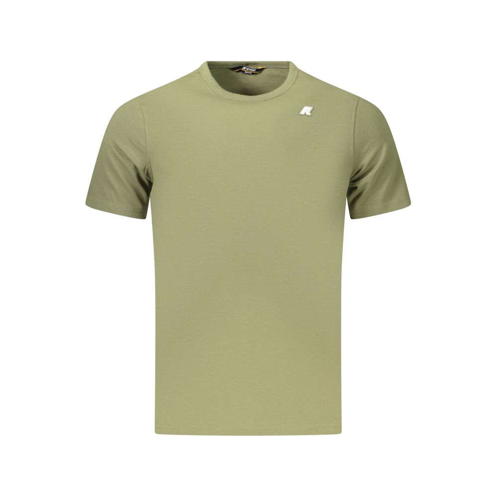 K-WAY Green Cotton Men's T-Shirt