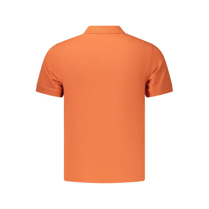 K-WAY Orange Cotton Men's Polo Shirt