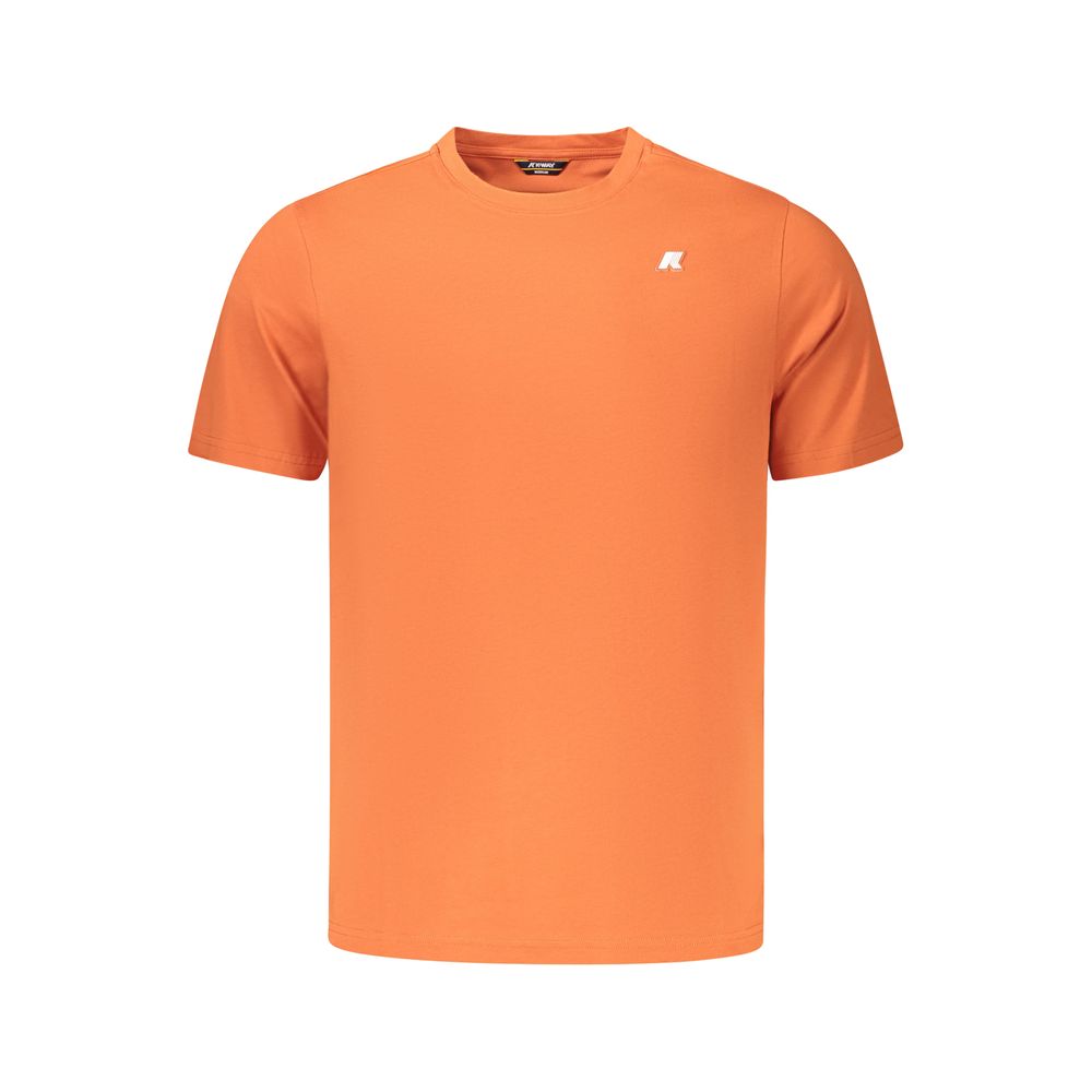 K-WAY Orange Cotton Men's T-Shirt