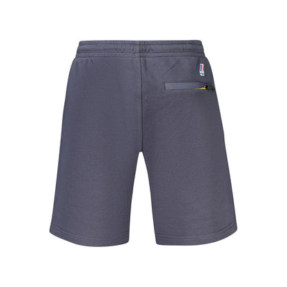K-WAY Blue Cotton Men's Sweatpants