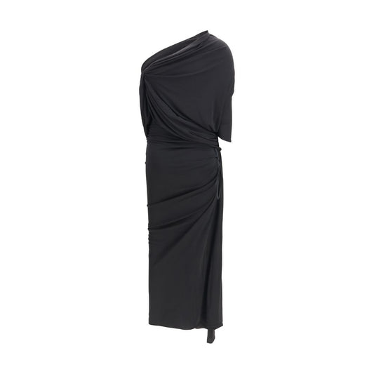Balenciaga Black Viscose Cocktail Dress