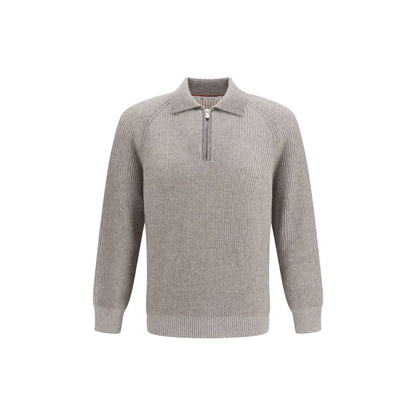 Brunello Cucinelli Gray Cashmere Sweater