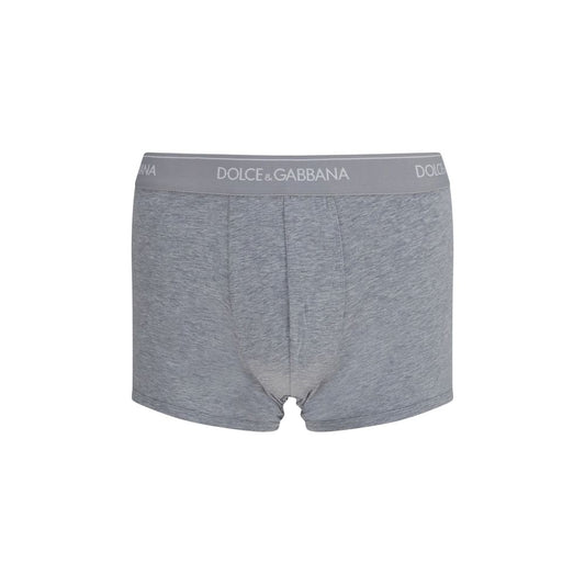 Dolce & Gabbana Gray Cotton Boxers