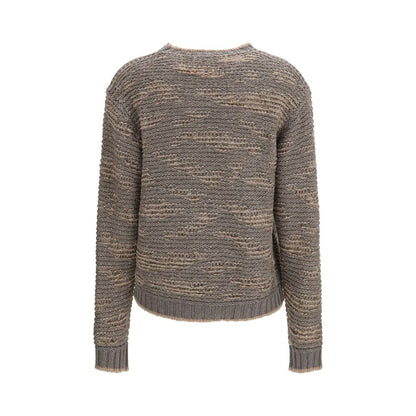 Fabiana Filippi Gray Wool Oves Aries Sweatshirt