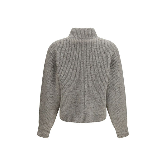 Fabiana Filippi Gray Wool Oves Aries Sweatshirt
