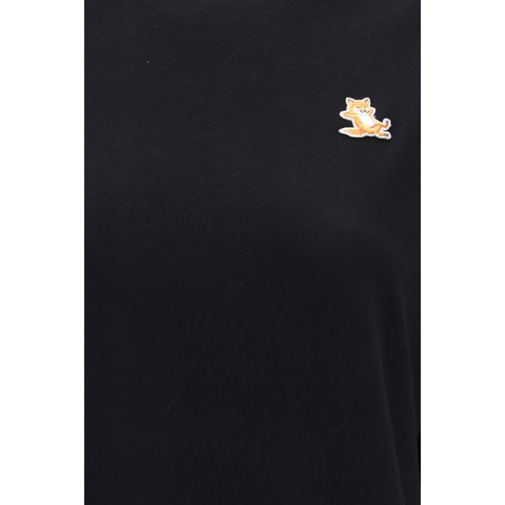 Maison Kitsuné Black Cotton T-Shirt
