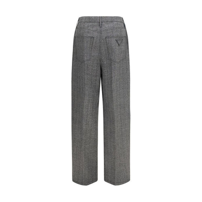 Prada Gray Wool Oves Aries Casual Pants