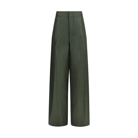 SA SU PHI Bicolor Silk Casual Pants