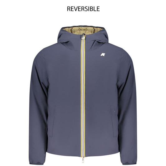 K-WAY Blue Nylon Men's Jacket