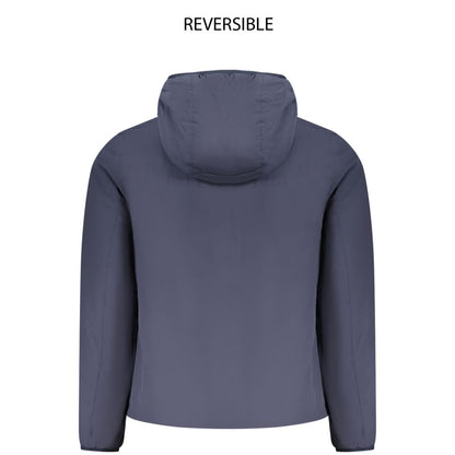 K-WAY Blue Nylon Men's Jacket