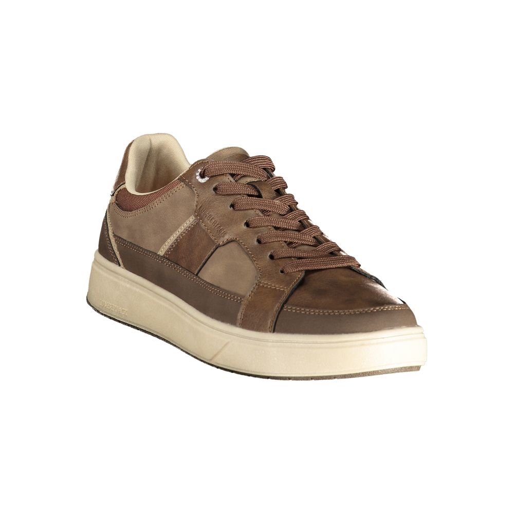Lumberjack Brown Polyester Mens Sneaker