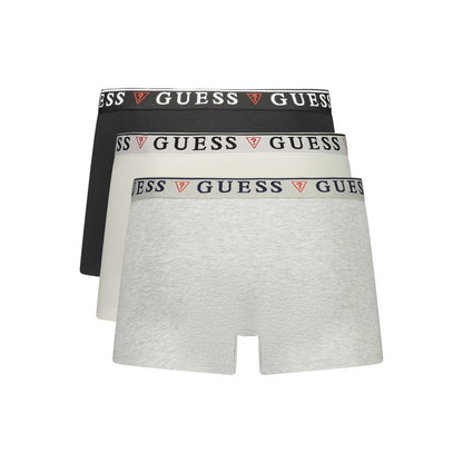 Guess Jeans Grey Cotton Men's Boxer