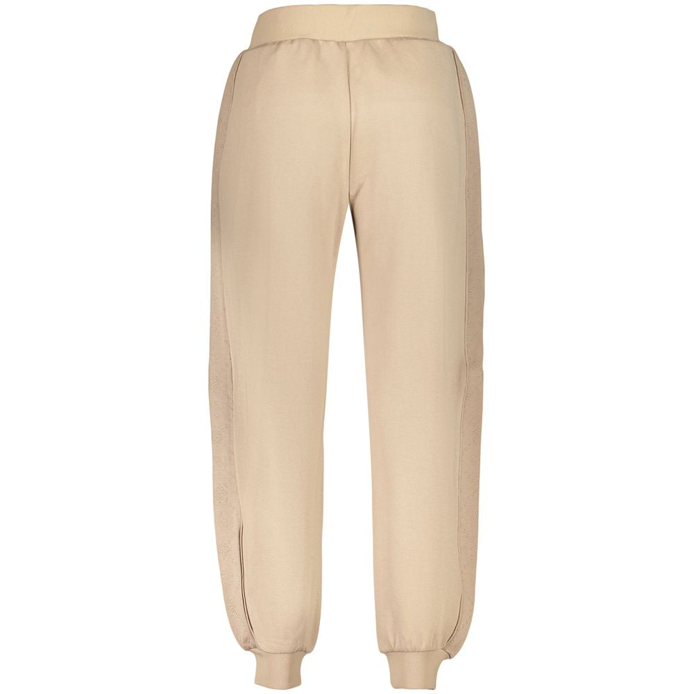 Guess Jeans Beige Lyocell Womens Trousers