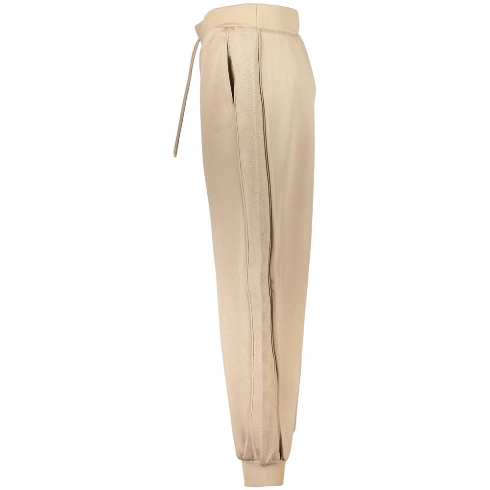 Guess Jeans Beige Lyocell Womens Trousers