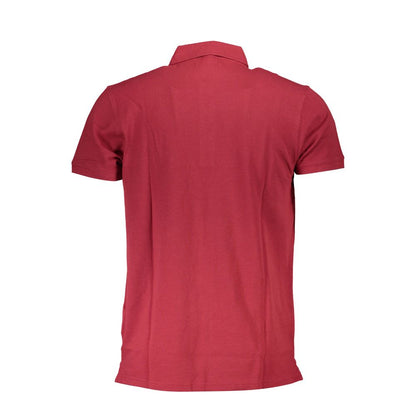 Cavalli Class Red Cotton Men's Polo Shirt
