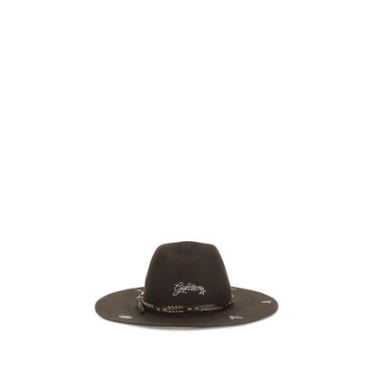 Golden Goose Brown Wool Oves Aries Fedora