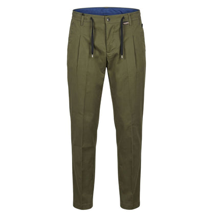 Baldinini Trend Green Cotton Men Pants