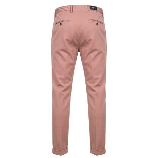 Baldinini Trend Pink Viscose Men Pant