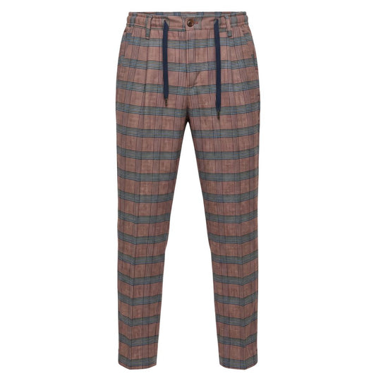 Baldinini Trend Red Cotton Men Pants