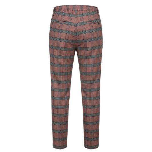 Baldinini Trend Red Cotton Men Pants