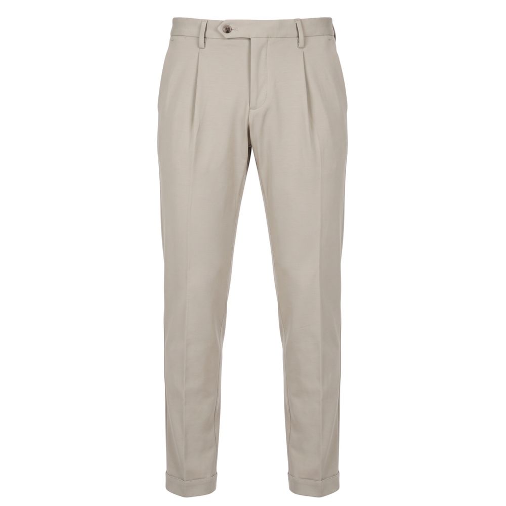 Baldinini Trend Beige Viscose Men Pant