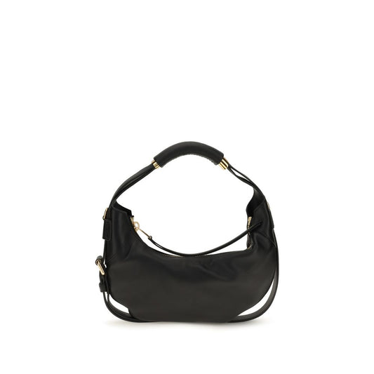 Moschino Black Calf Leather Bos Taurus Handbag