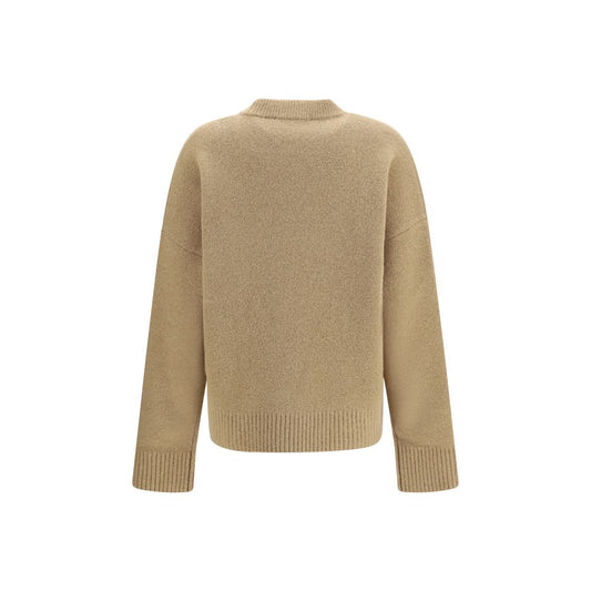 Ami Paris Beige Alpaca Vicugna Pacos Sweatshirt