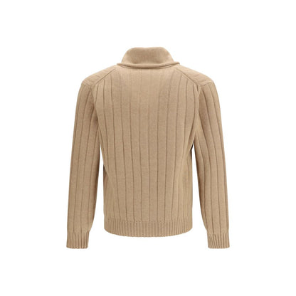Brunello Cucinelli Beige Cashmere Cardigan