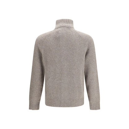Brunello Cucinelli Gray Wool Oves Aries Cardigan