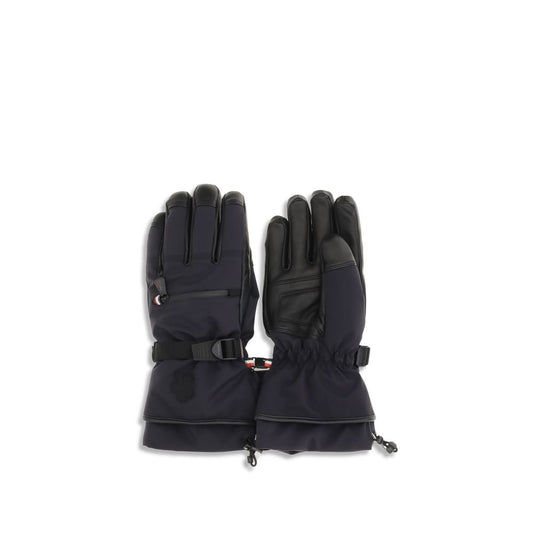 Moncler Grenoble Blue Nylon Gloves