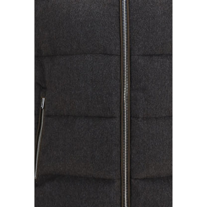 MooRER Gray Goose Down Full-Length Jacket
