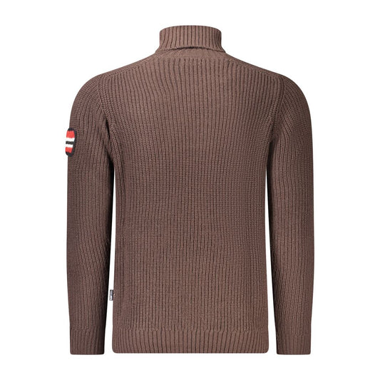Norway 1963 Brown Acrylic Men's Sweater