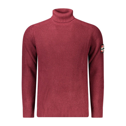 Norway 1963 Rosso Acrylic Men's Sweater