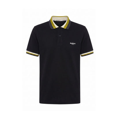 Baldinini Trend Black Cotton Men Polo-Shirt