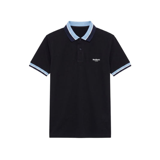 Baldinini Trend Blue Cotton Men Polo-Shirt