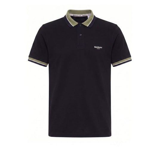 Baldinini Trend Blue Cotton Men Polo