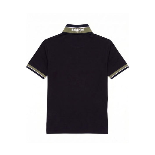 Baldinini Trend Blue Cotton Men Polo