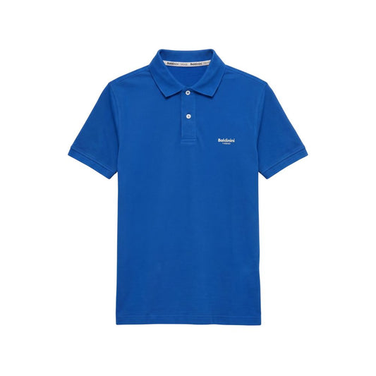 Baldinini Trend Blue Cotton Men Polo-Shirt