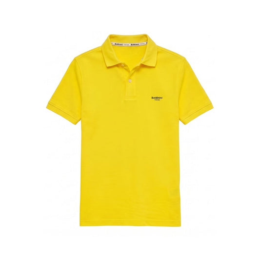 Baldinini Trend Yellow Cotton Men's Polo Shirt