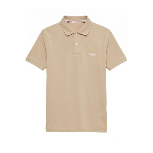 Baldinini Trend Beige Cotton Men Polo-Shirt