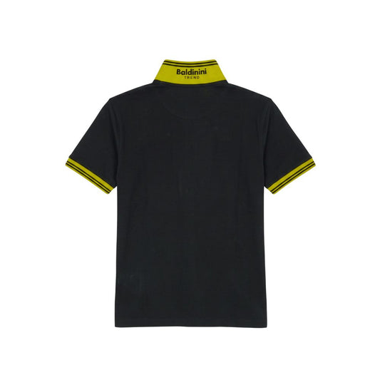 Baldinini Trend Blue Cotton Men Polo Shirt